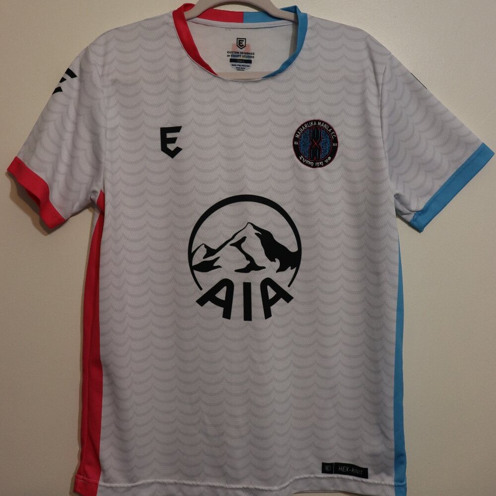 Equipt Studios Maharlika Manila FC soccer jersey white size L